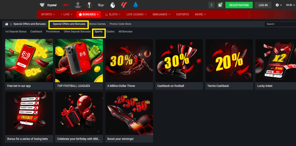 The best 888Starz bonus policy